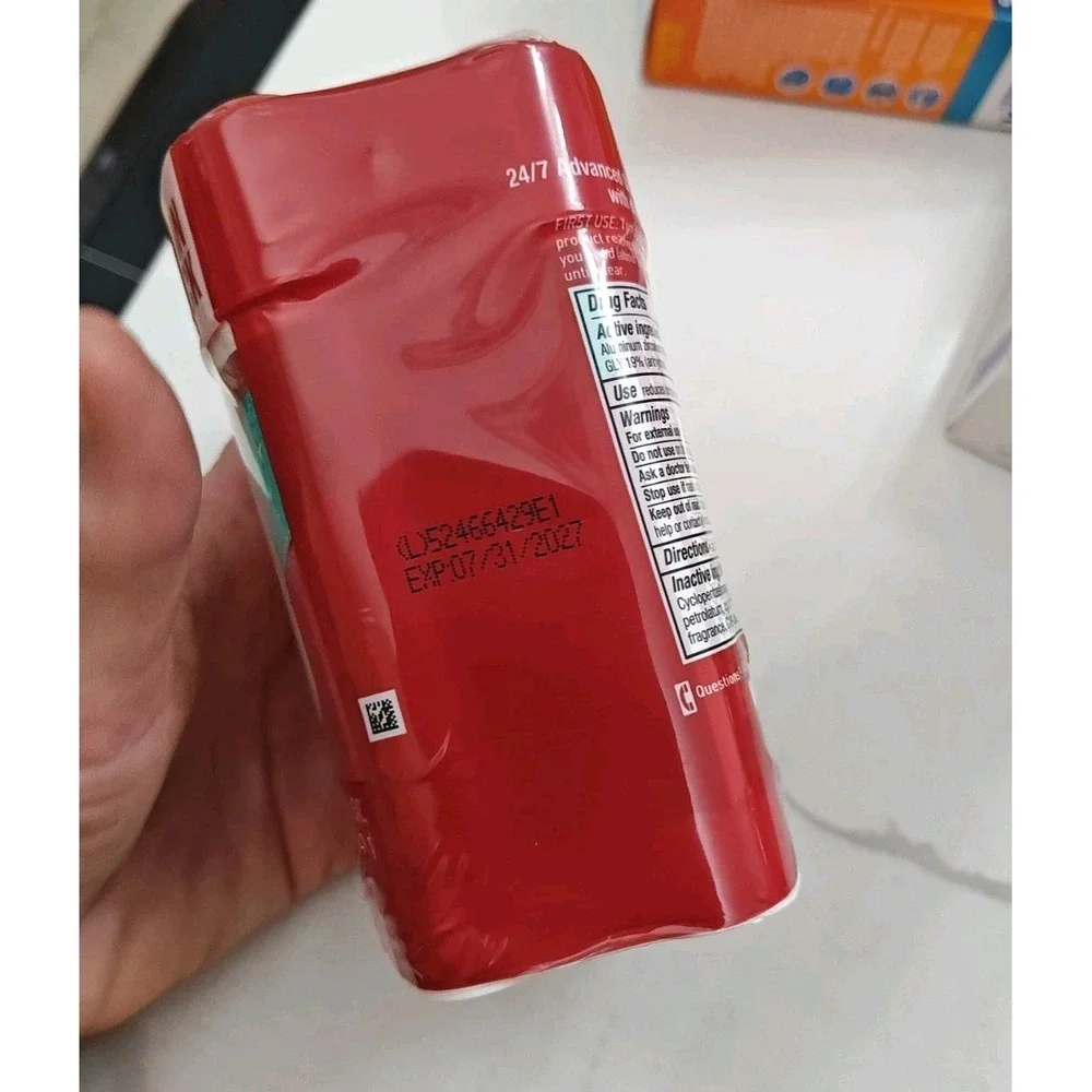 Old‎ Spice Antiperspirant Deodorant Pure Sport Soft Solid 2.6 x 2 Sweat Defense